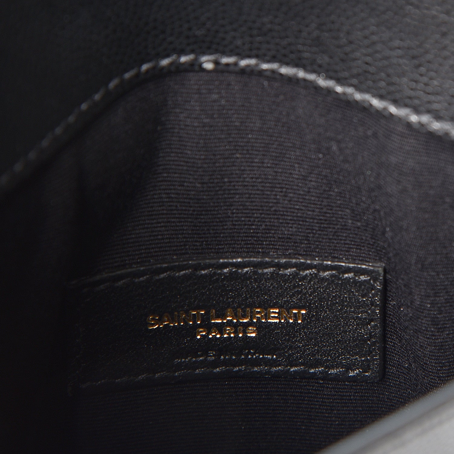 Saint Laurent Grain De Poudre Uptown Baby Pouch Black 5 of 9