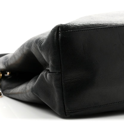 Chanel Lambskin CC Shoulder Bag Black 9 of 11
