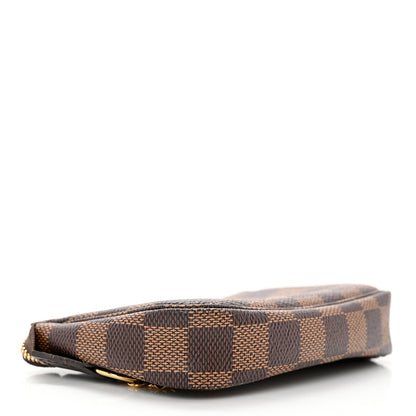 Louis Vuitton Damier Ebene Mini Pochette Accessories 4 of 8