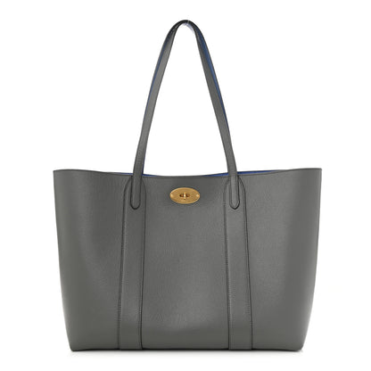 Mulberry Small Classic Grain Bayswater Tote Charcoal 1 of 12