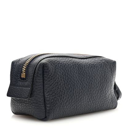 Gucci Pebbled Calfskin Soho Small Cosmetic Case Blue 3 of 8