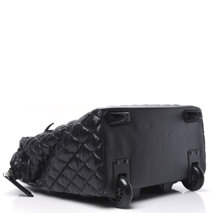 Chanel Nylon Quilted Coco Cocoon Trolley Black 3 of 9
