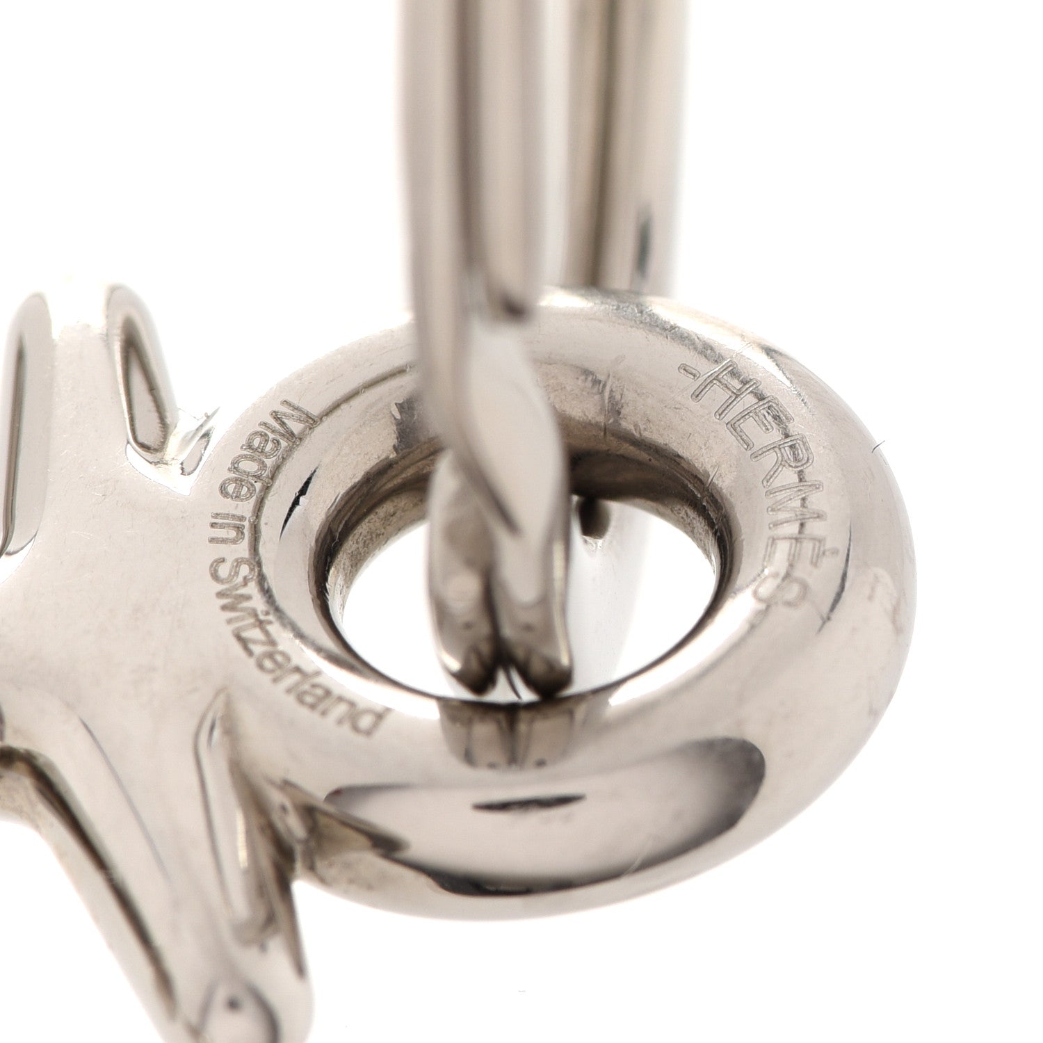 Hermes Palladium Cargo Key Ring 3 of 4