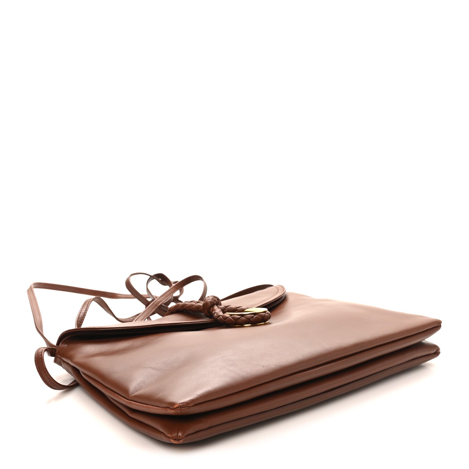 Bottega Veneta Smooth Calfskin Medium Liberta Shoulder Bag Sapele 4 of 9
