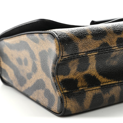 Louis Vuitton Calfskin Wild Animal Print Twist Shoulder Bag MM Marron 9 of 10