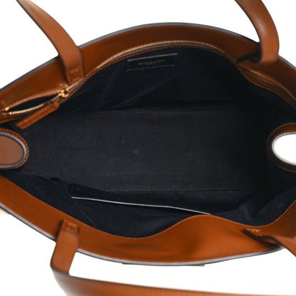 Saint Laurent Calfskin Small Manhattan Shopper Tote Brick 5 of 9