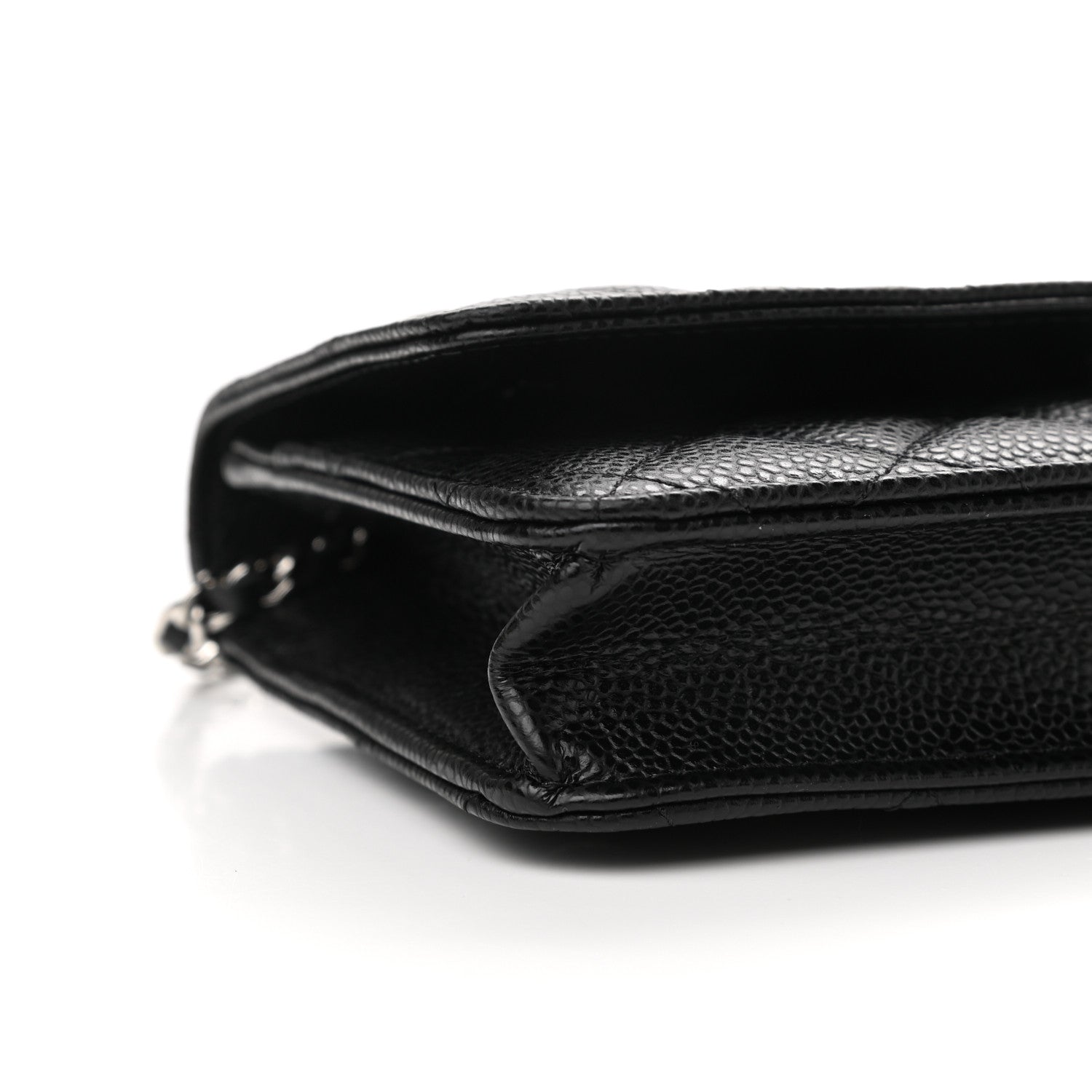 Chanel Caviar Quilted Wallet On Chain WOC Black 10 of 12