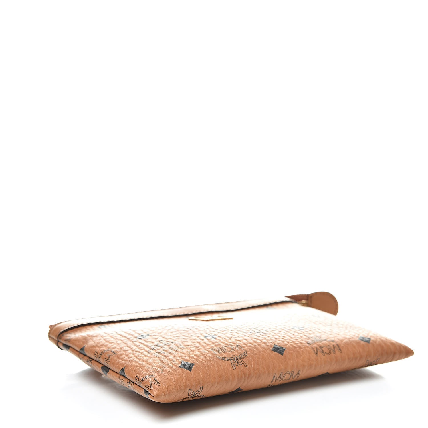 MCM Visetos Mini Pouch Cognac 4 of 9