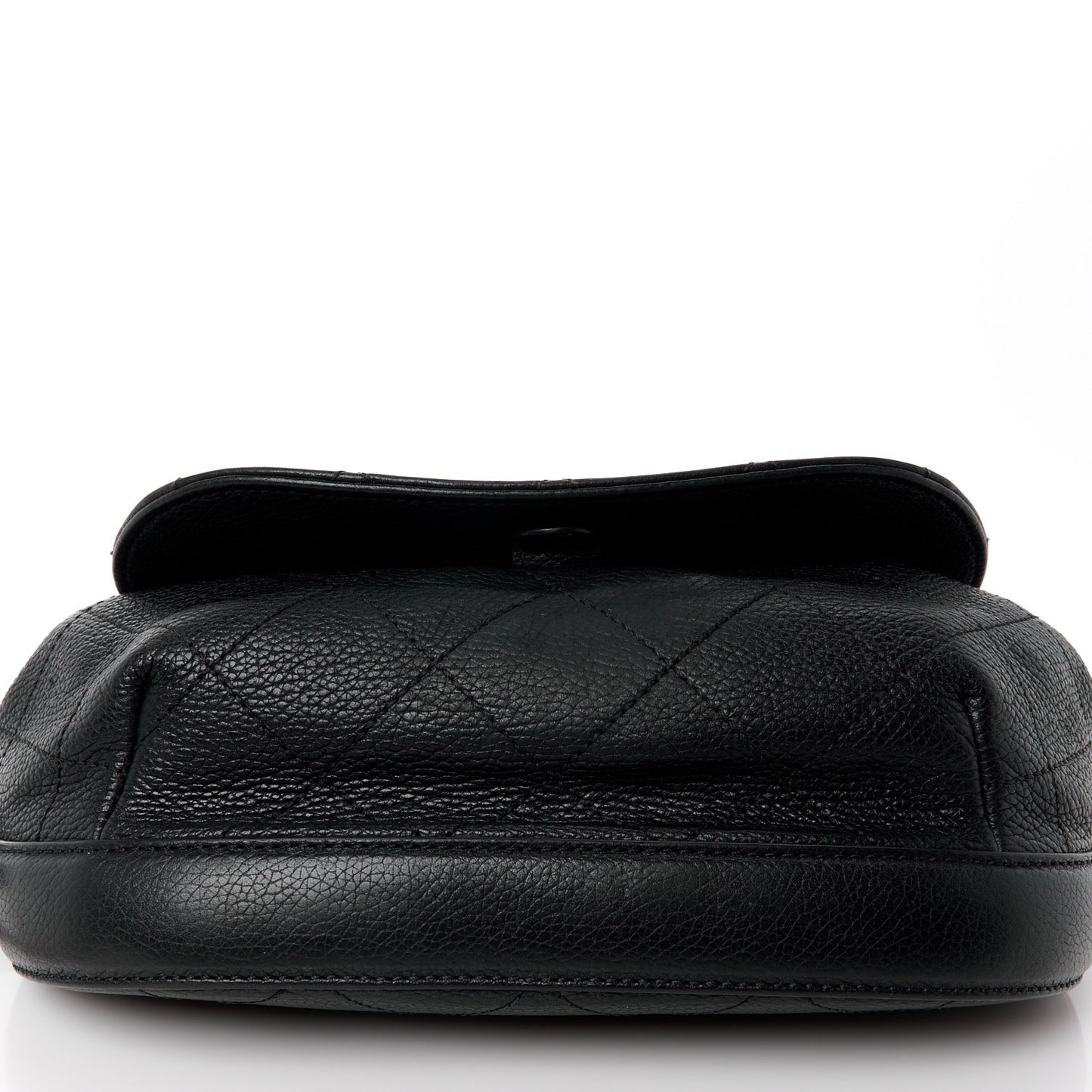 Calfskin Quilted Jungle Stroll Shoulder Bag Black