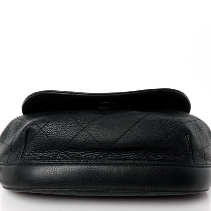 Chanel Calfskin Quilted Jungle Stroll Shoulder Bag Black 12 of 13