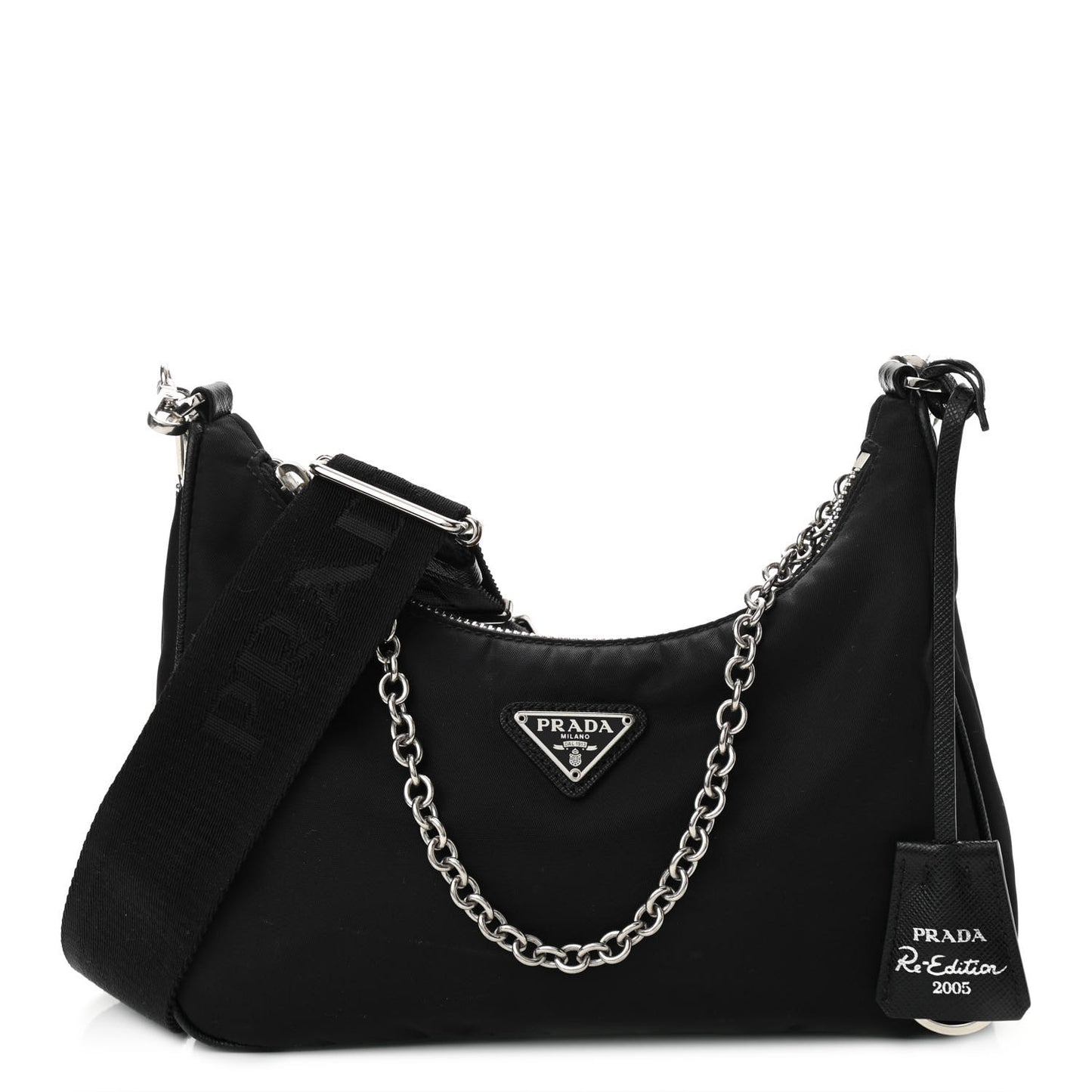 Nylon Re-Edition 2005 Shoulder Bag Black