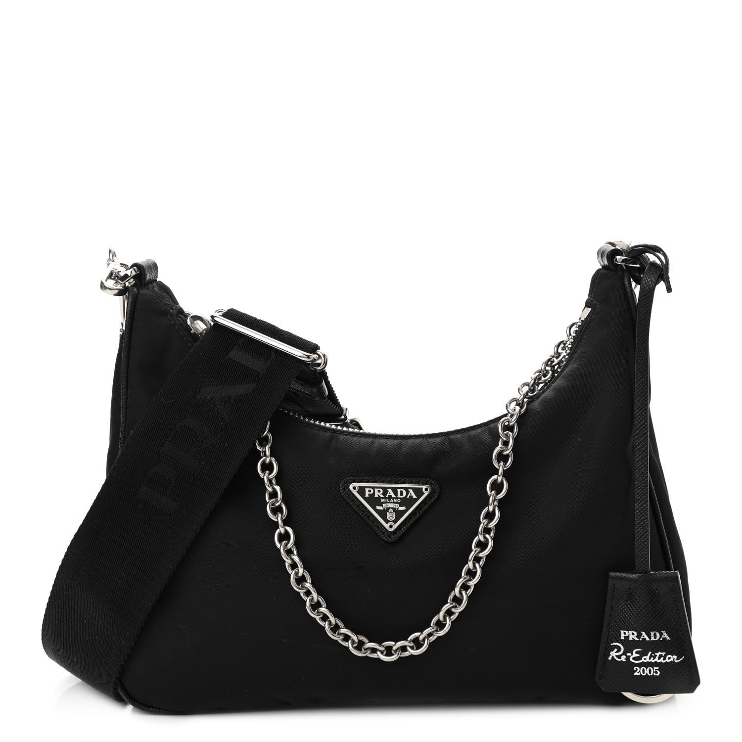 Prada Nylon Re-Edition 2005 Shoulder Bag Black 1 of 13