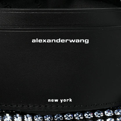 Alexander Wang Mesh Crystal Rhinestone Mini Heiress Pouch Baby Blue 6 of 8