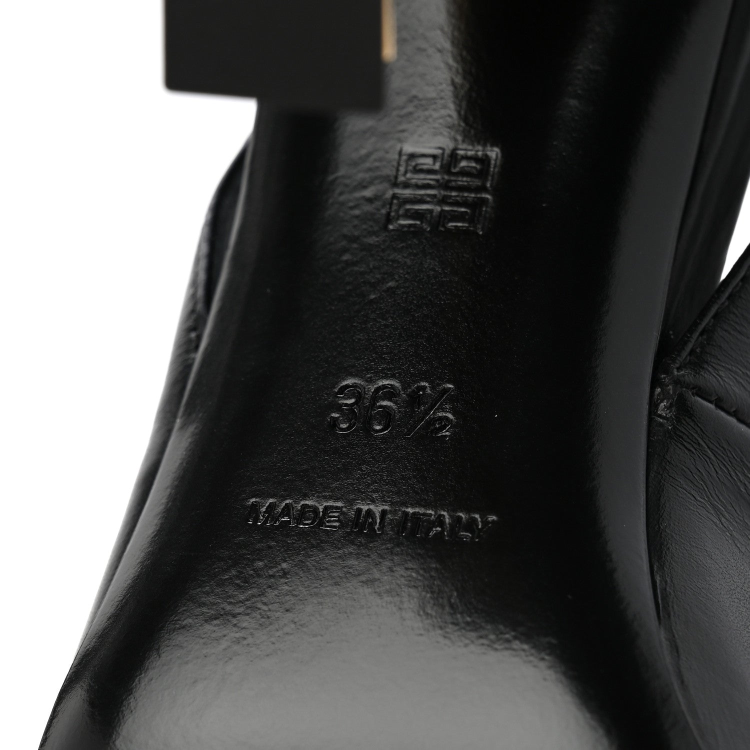 Givenchy Calfskin Beauw Slingback Pumps  36.5 Black 7 of 9