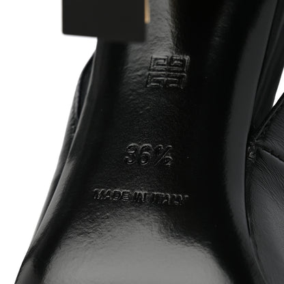 Givenchy Calfskin Beauw Slingback Pumps  36.5 Black 7 of 9