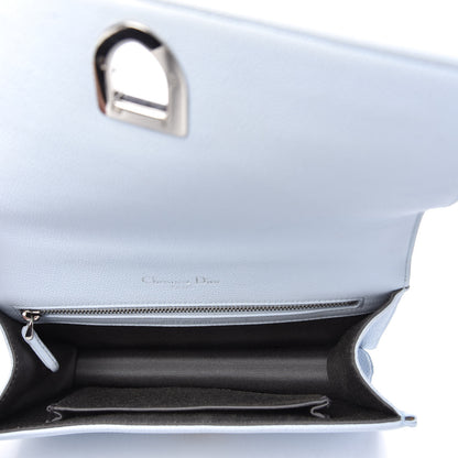 Christian Dior Grained Calfskin Small Diorama Flap Bag Sky Light 5 of 12