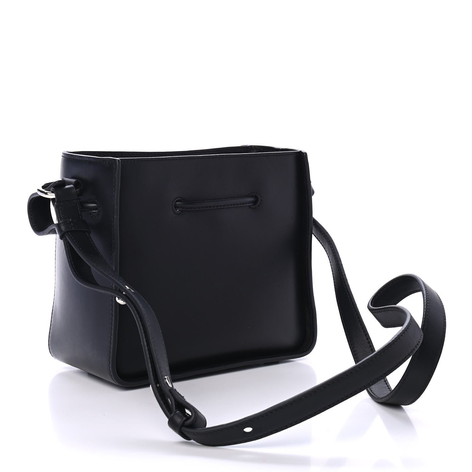 3.1 Phillip Lim Smooth Calfskin Mini Soleil Bucket Bag Black 2 of 4