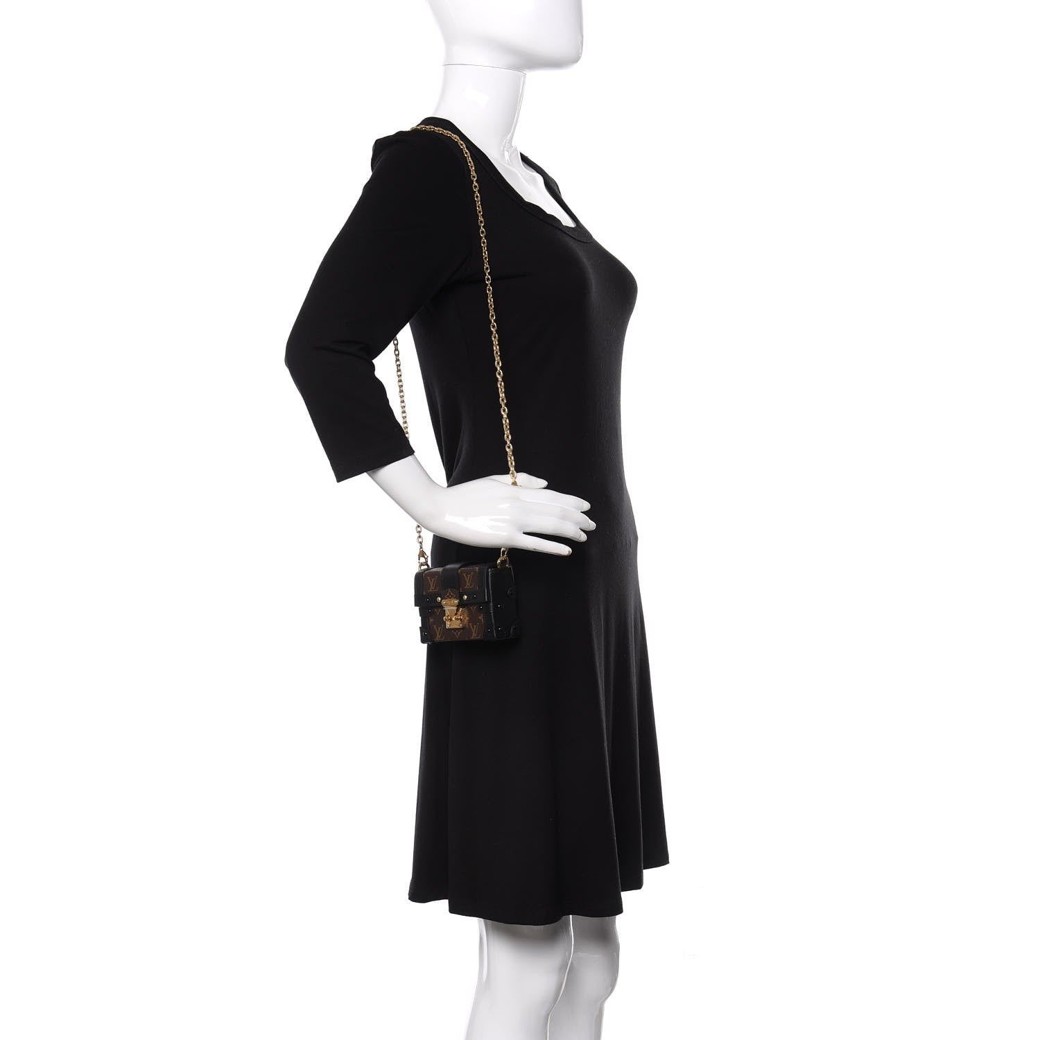 Louis Vuitton Monogram Essential Trunk NM Black 2 of 10