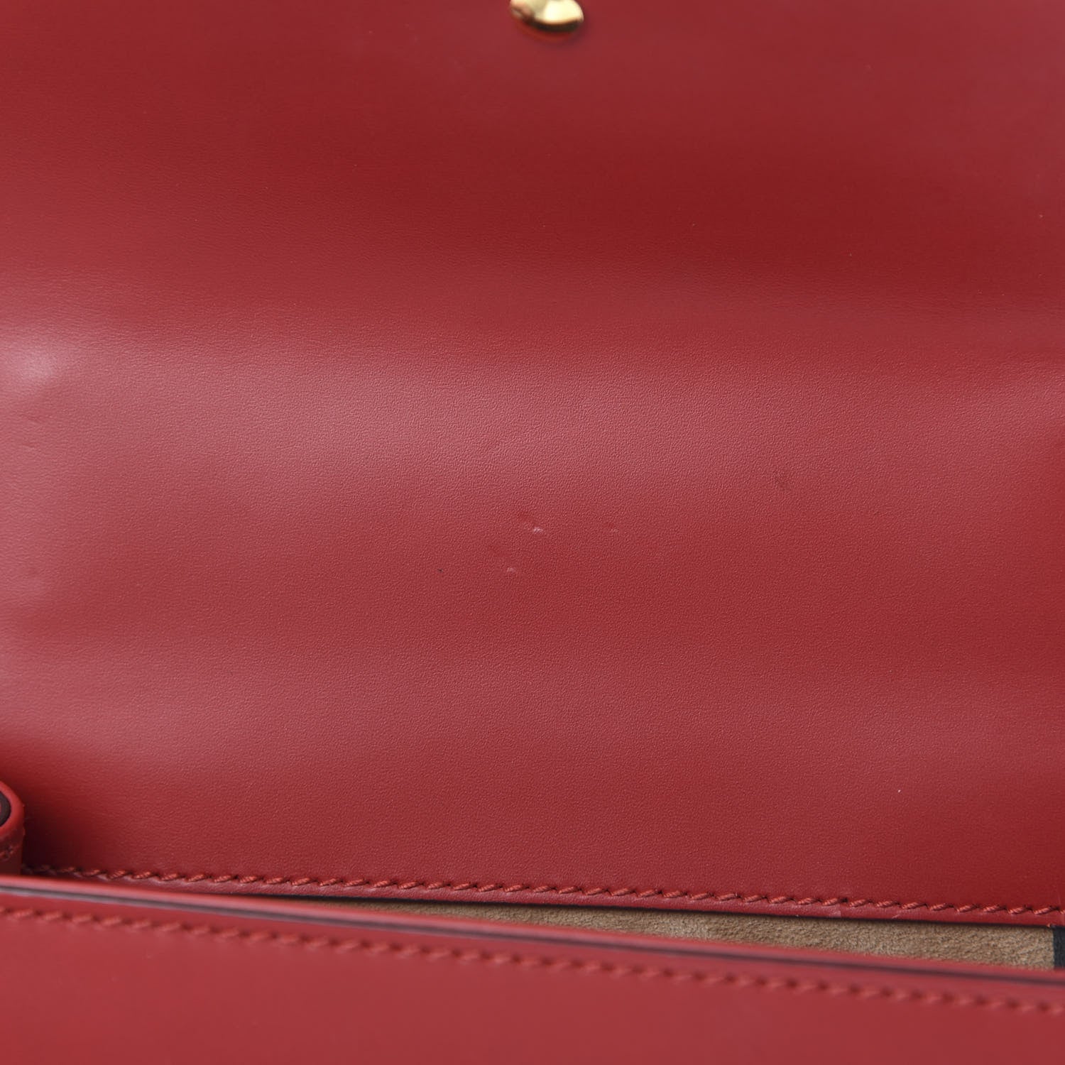 Gucci Calfskin Mini Sylvie Chain Shoulder Bag Hibiscus Red 12 of 12