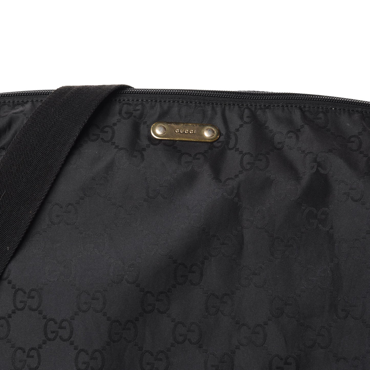 Nylon Monogram Messenger Black