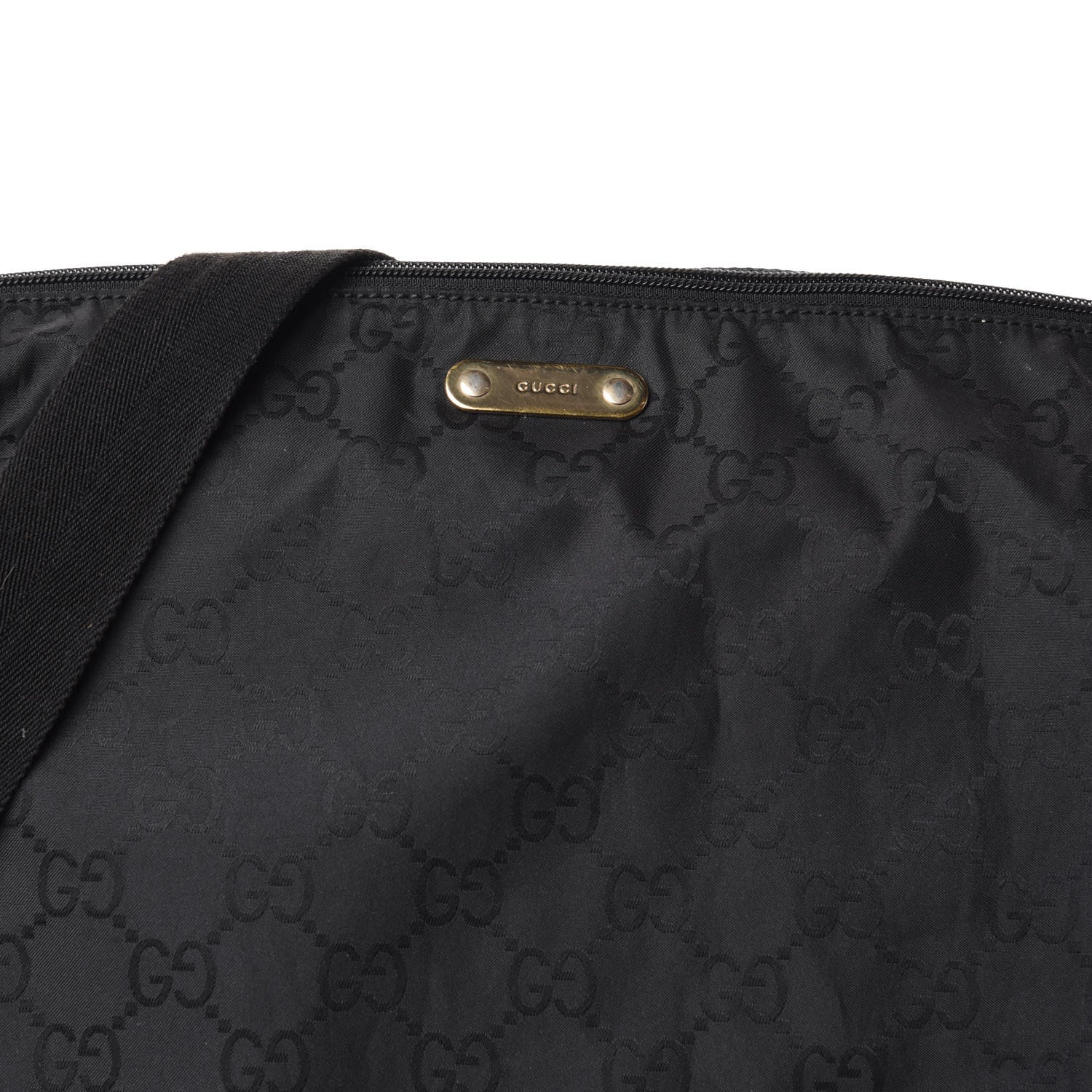 Gucci Nylon Monogram Messenger Black 7 of 11
