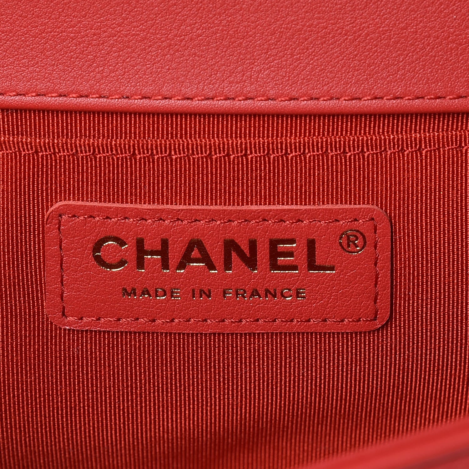 Chanel Lambskin Quilted Medium Boy Flap Red 8 of 9