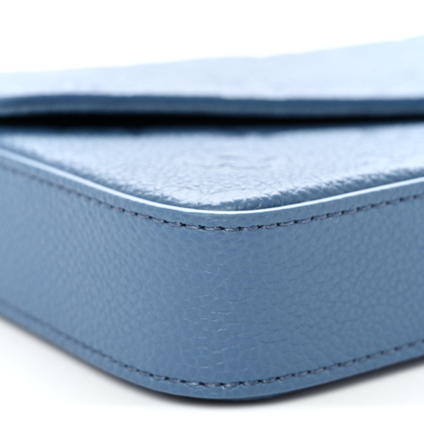 Empreinte Pochette Felicie Chain Wallet Blue Jean