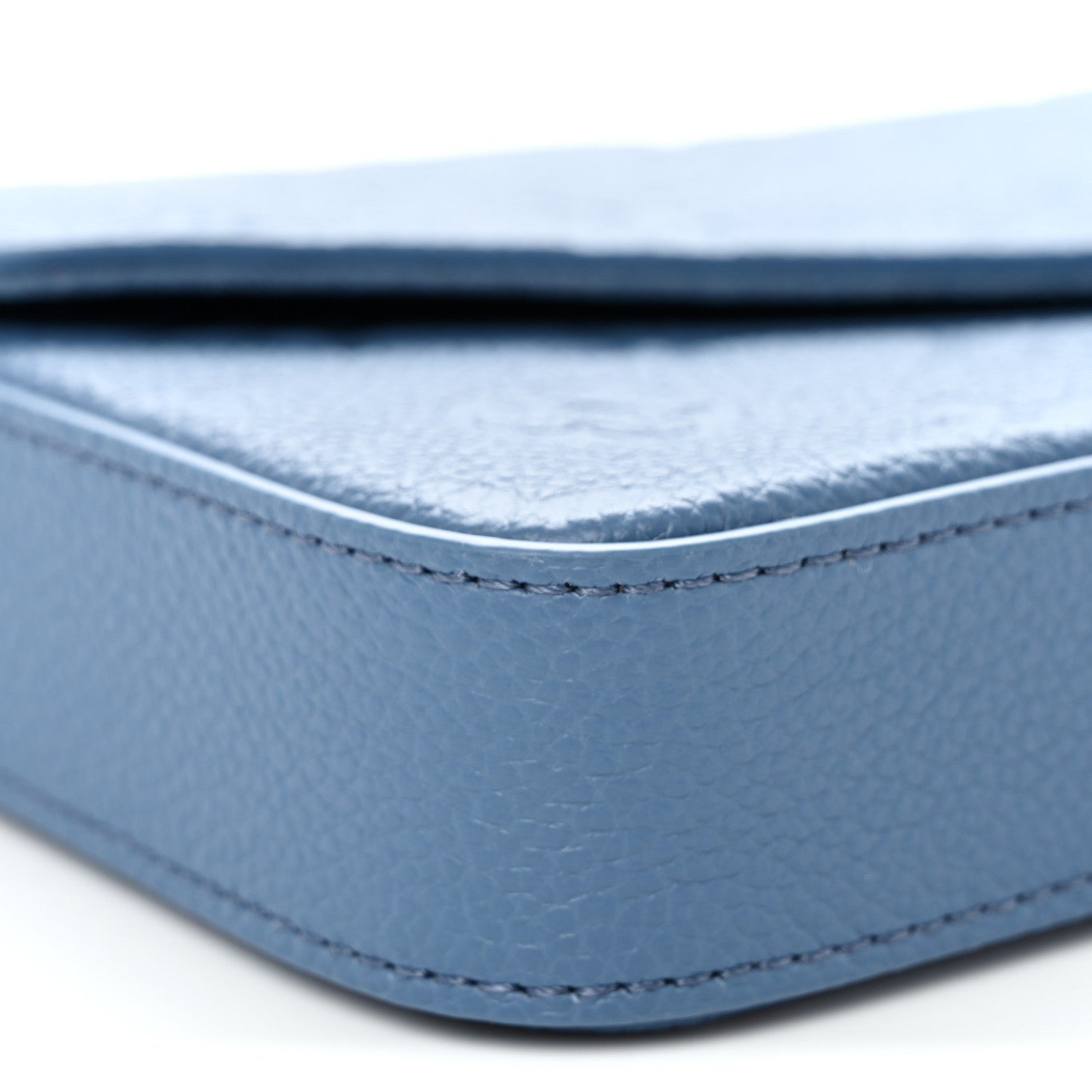 Louis Vuitton Empreinte Pochette Felicie Chain Wallet Blue Jean 8 of 9