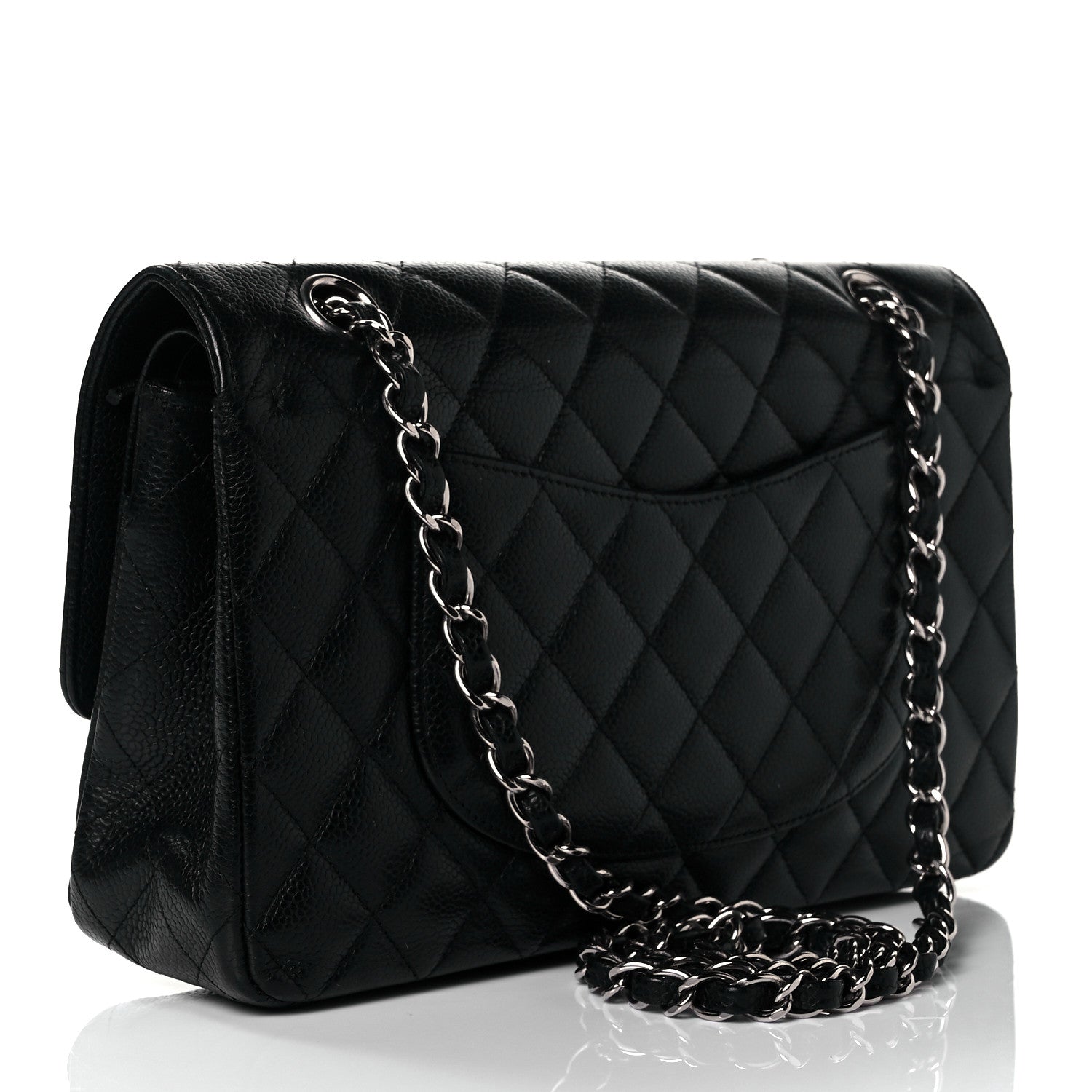 Chanel Caviar Quilted Medium Double Flap Black 3 of 10