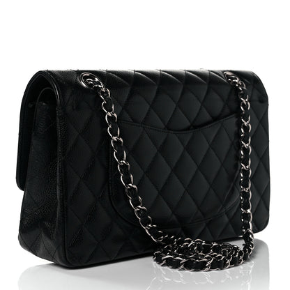 Chanel Caviar Quilted Medium Double Flap Black 3 of 10