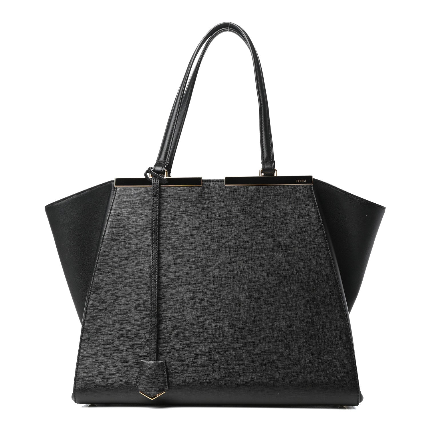 Fendi Vitello Elite Large 3Jours Tote Black 1 of 9