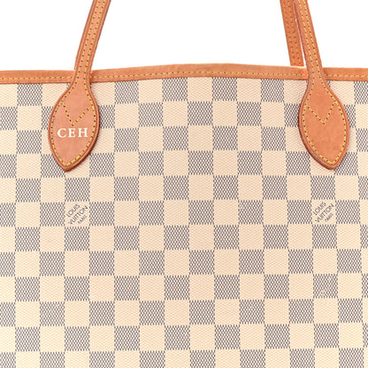 Louis Vuitton Damier Azur Neo Neverfull GM Rose Ballerine 7 of 10
