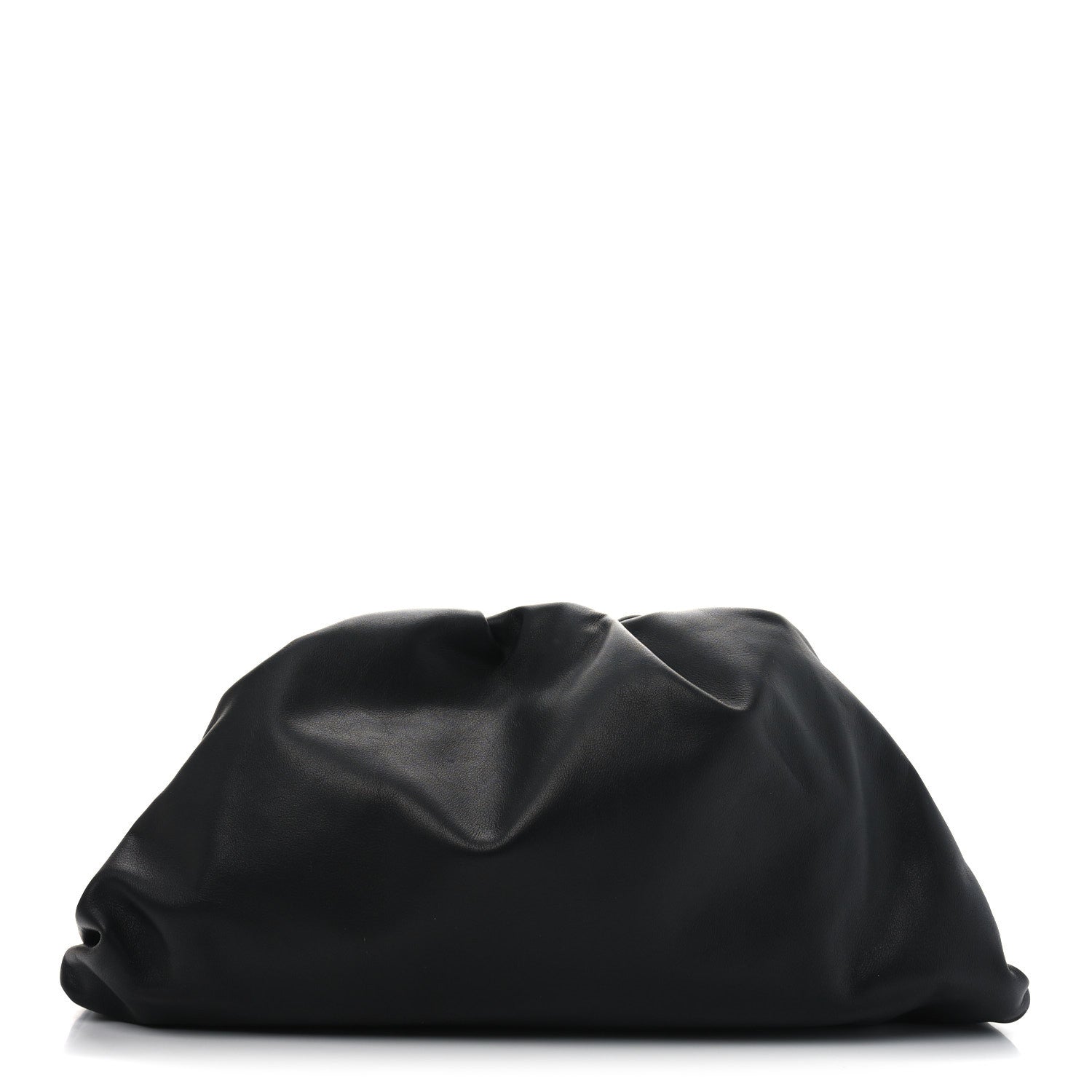 Bottega Veneta Smooth Butter Calf The Pouch Oversized Clutch Black 1 of 10