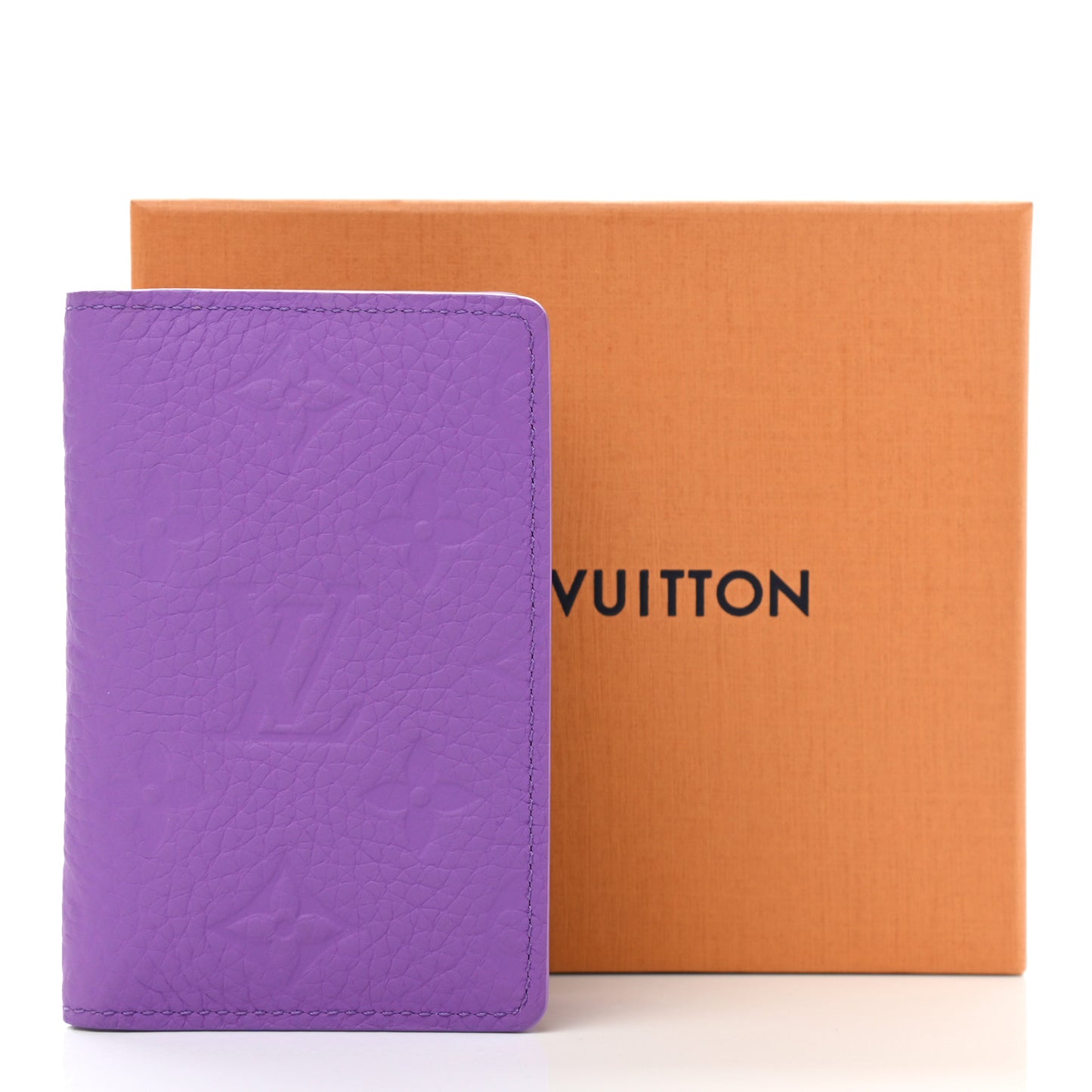 Taurillon Monogram Pocket Organizer Violet