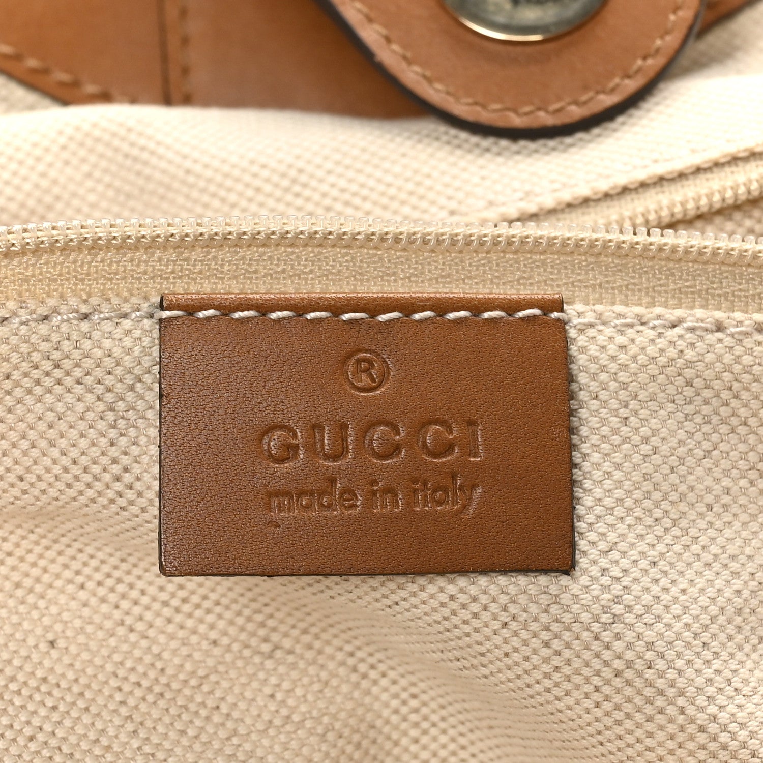 Gucci Denim Monogram Medium Sukey Tote Blue 6 of 11