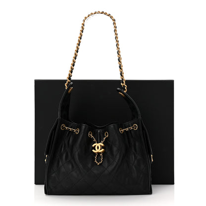 Chanel Caviar Quilted Small Chanel 25 Handbag Black 11 of 11