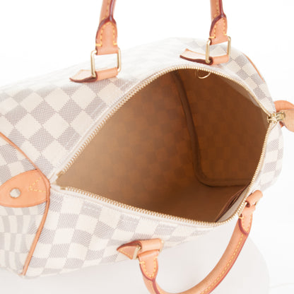 Louis Vuitton Damier Azur Speedy 30 6 of 7