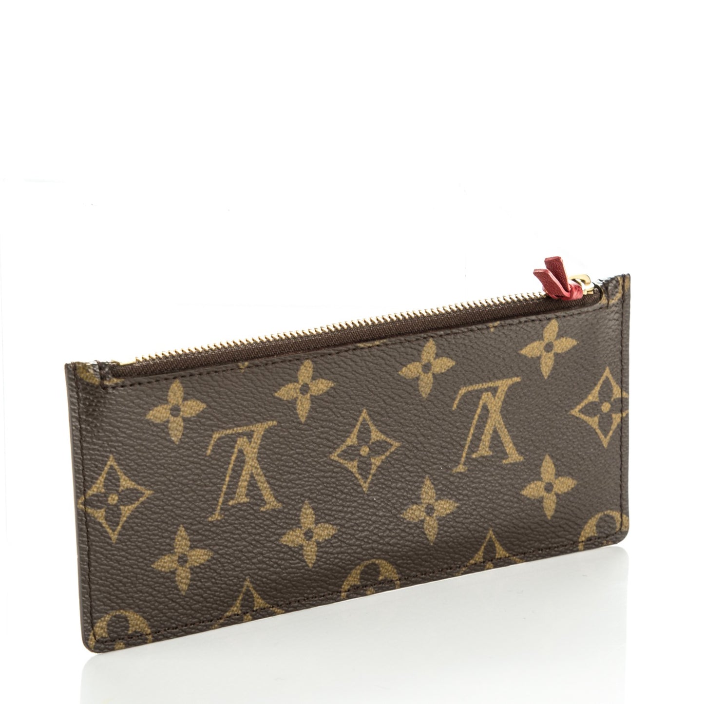 Monogram Josephine Wallet Zippered Insert Fuchsia