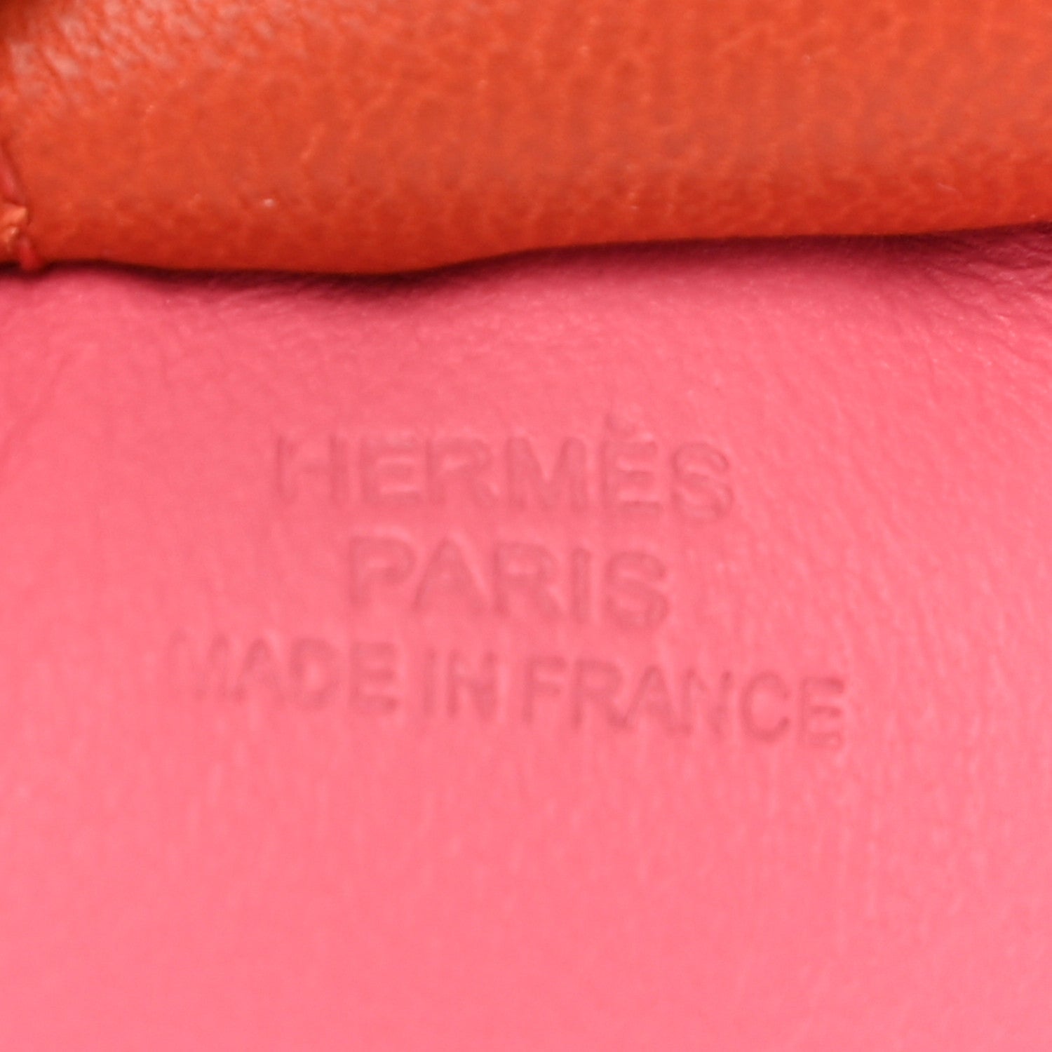 Hermes Milo Lambskin Grigri Rodeo Horse Bag Charm MM Rose Azalee Cornaline Bleu De Malte 3 of 3