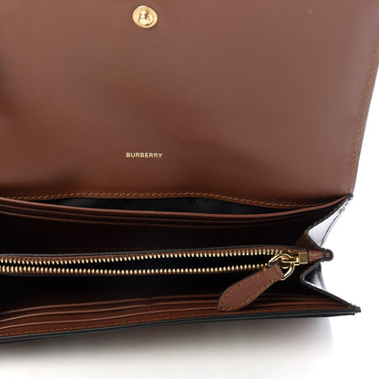 Burberry E-Canvas Icon Stripe Halton Continental Wallet Archive Beige 5 of 6