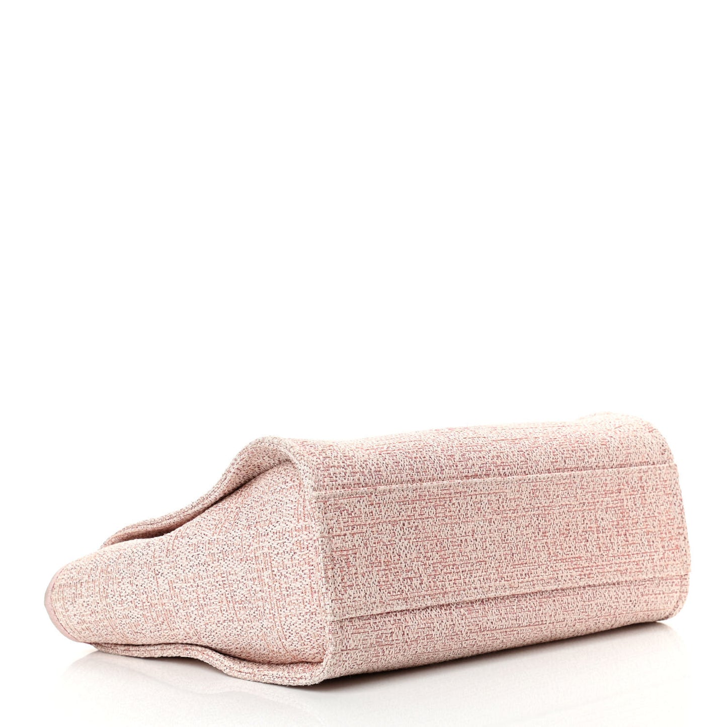 Lurex Boucle Small Deauville Tote Pink