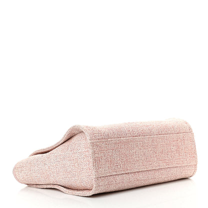 Chanel Lurex Boucle Small Deauville Tote Pink 4 of 12