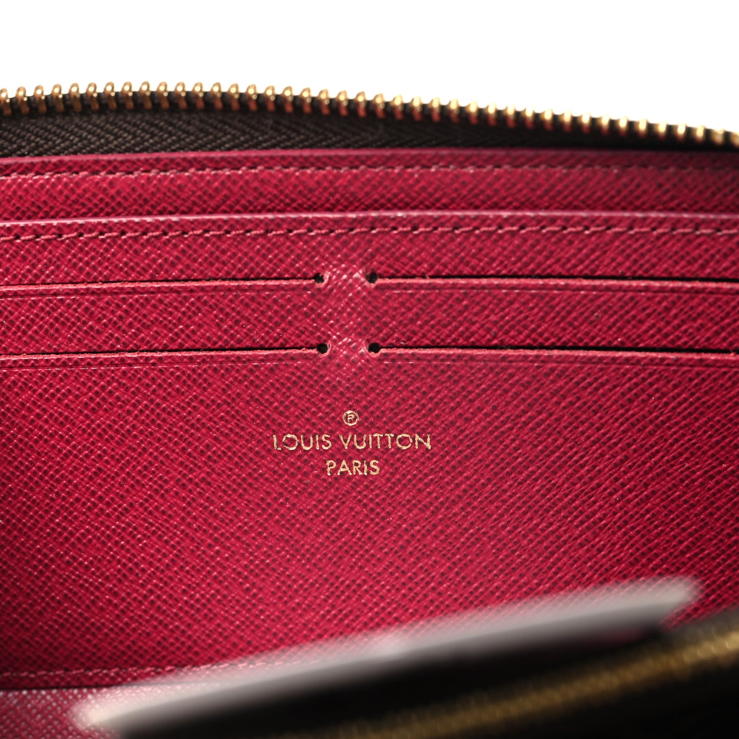 Monogram Clemence Wallet Fuchsia