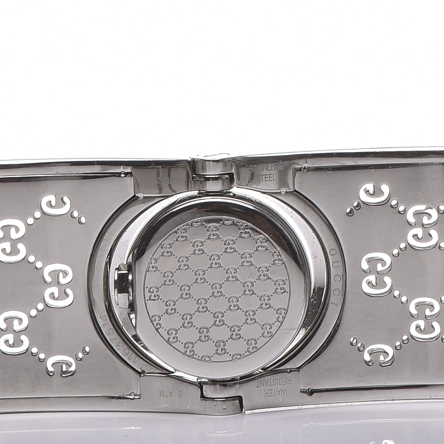 Stainless Steel Diamond Bezel 23mm Twirl Quartz Watch Brown