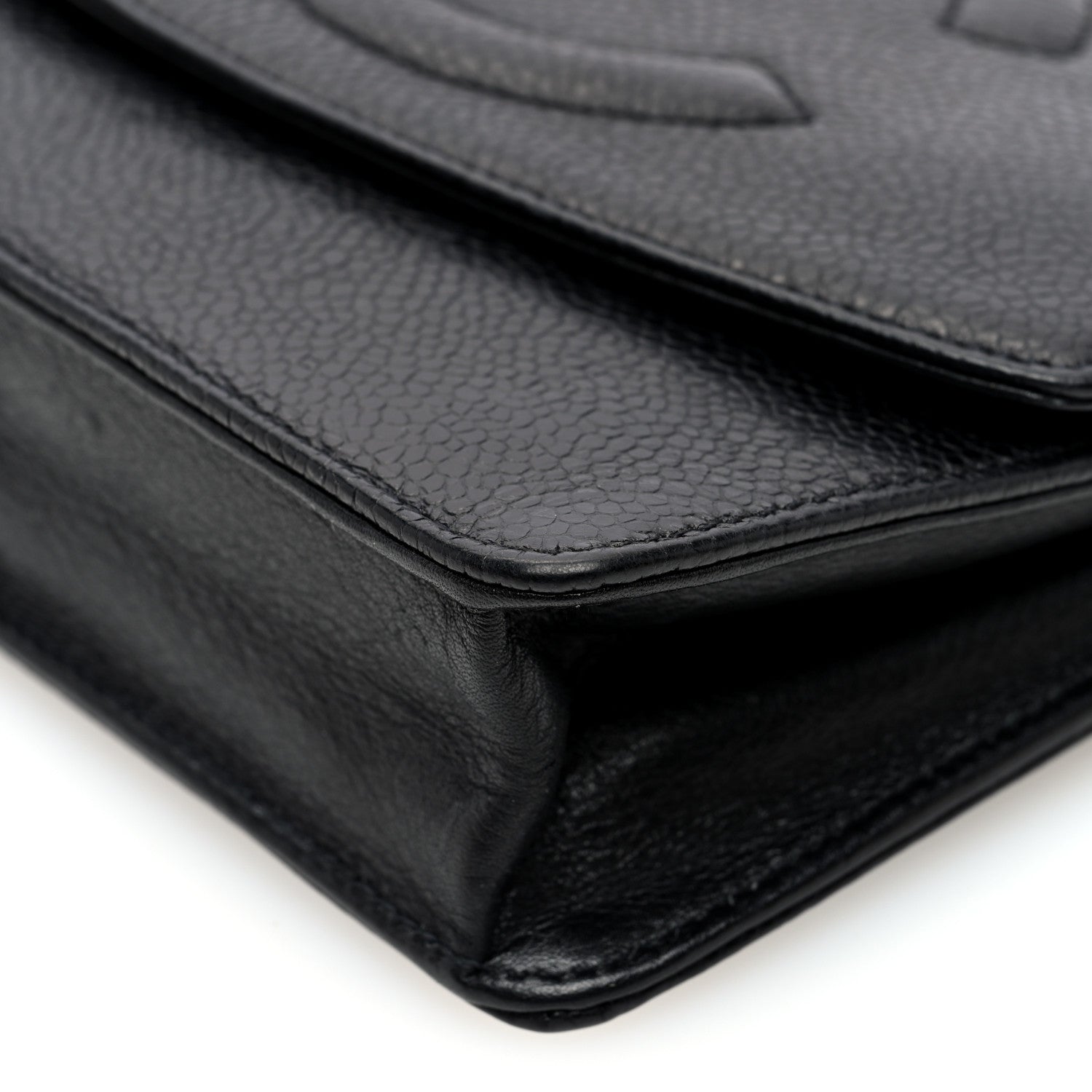 Chanel Caviar Timeless CC Wallet on Chain WOC Black 10 of 10