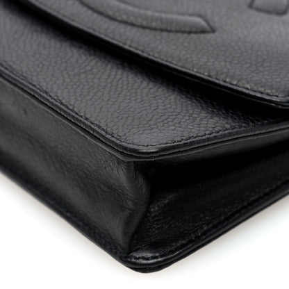 Chanel Caviar Timeless CC Wallet on Chain WOC Black 10 of 10