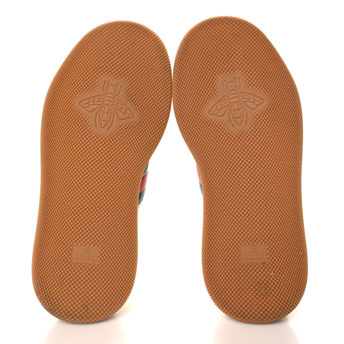 Calfskin Web Womens Double Screener Sneakers 37 White Green