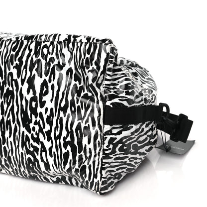 Saint Laurent Nylon Nuxx Leopard Ripstop Duffle Black White 9 of 9