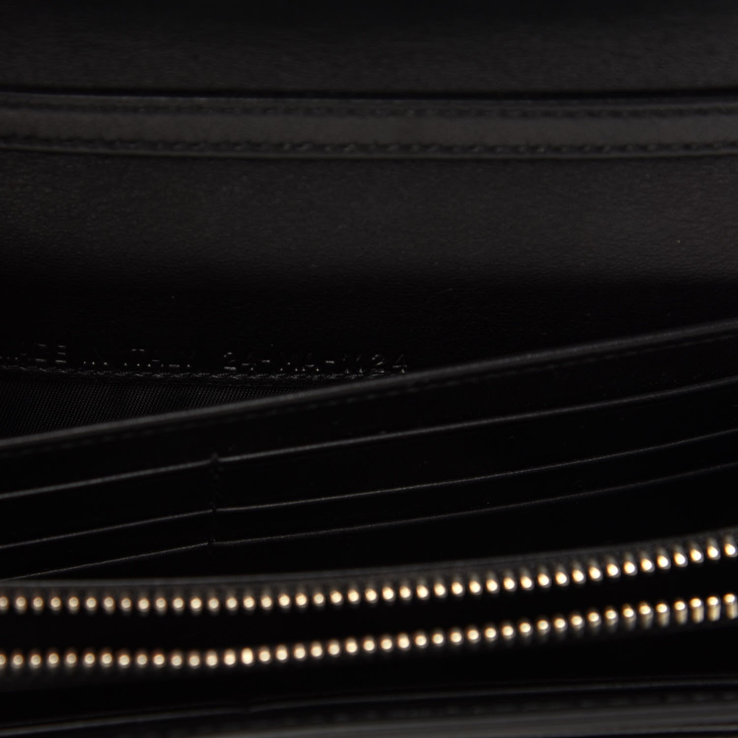 Christian Dior Grained Calfskin Mania Rendez-Vous Chain Wallet Black 7 of 9