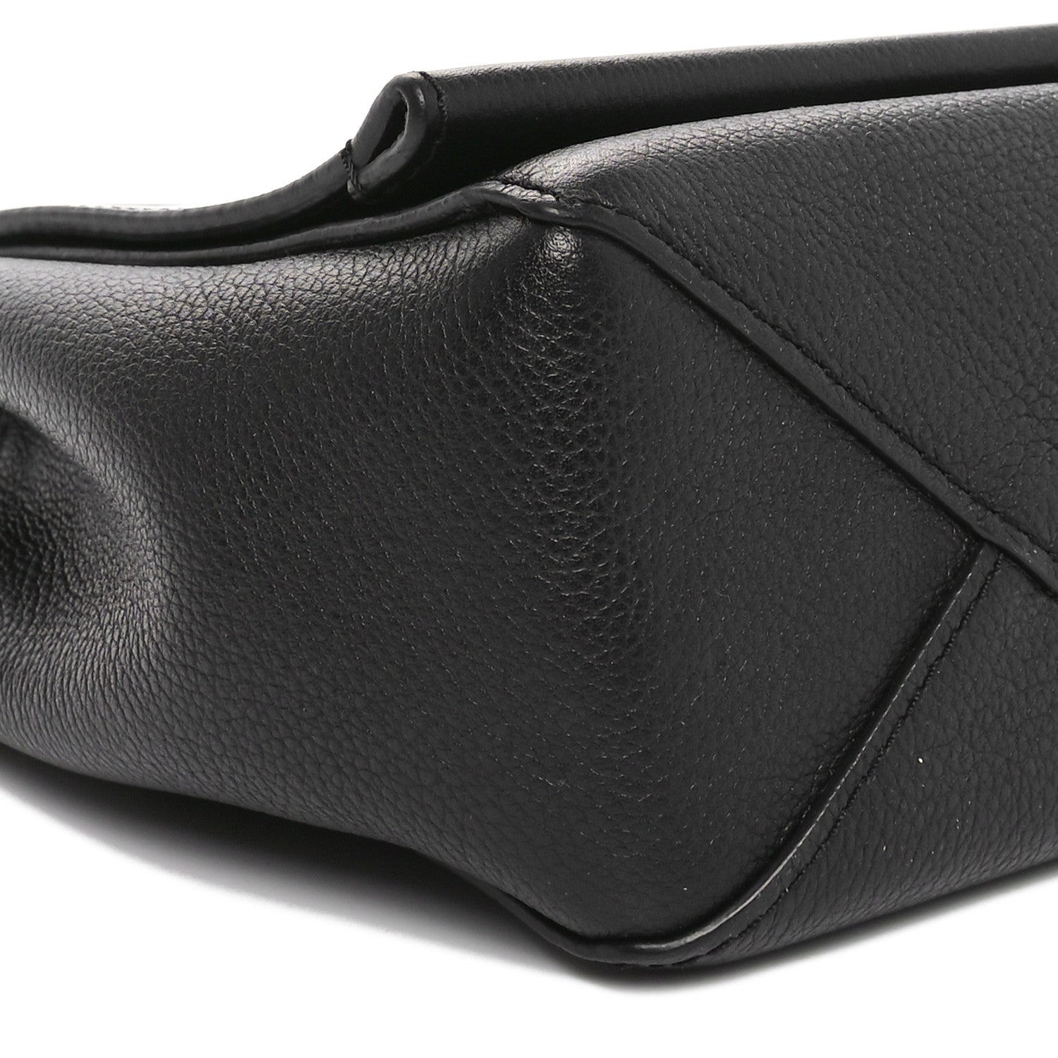 Louis Vuitton Calfskin Lockme II Chain Bag BB Black 8 of 9